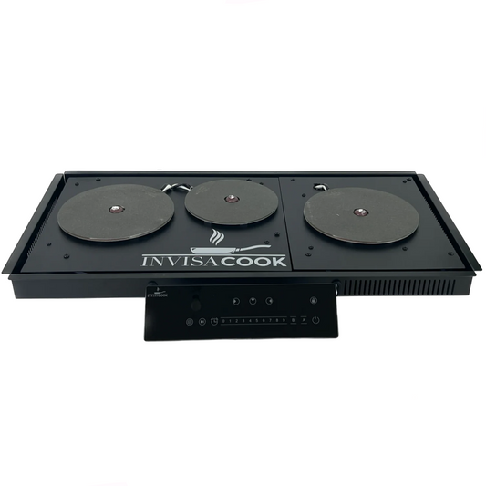 3 Burner Invisible Cooktop